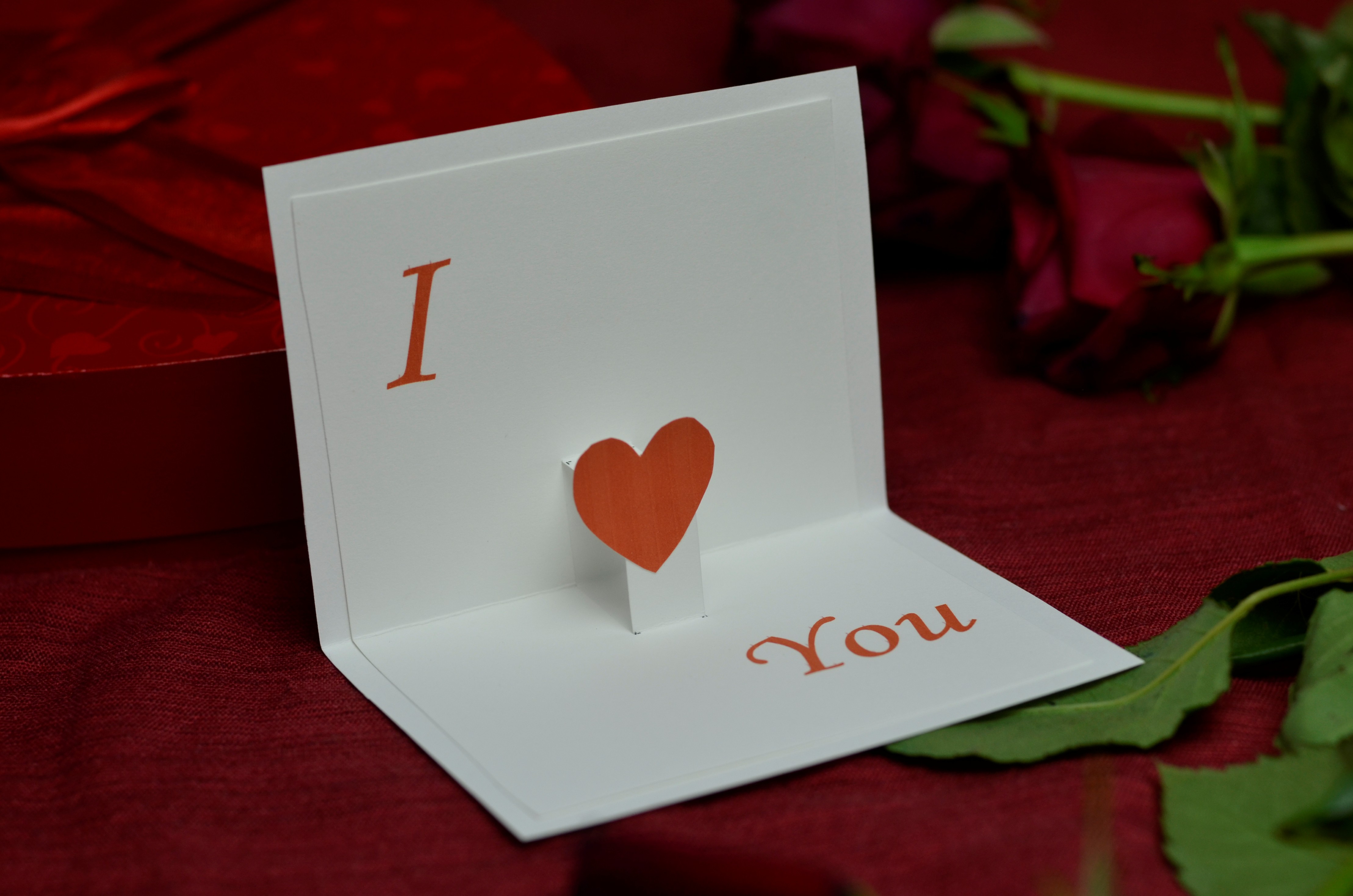 Valentine s Day Free Pop Up Card Template Creative Pop Up Cards