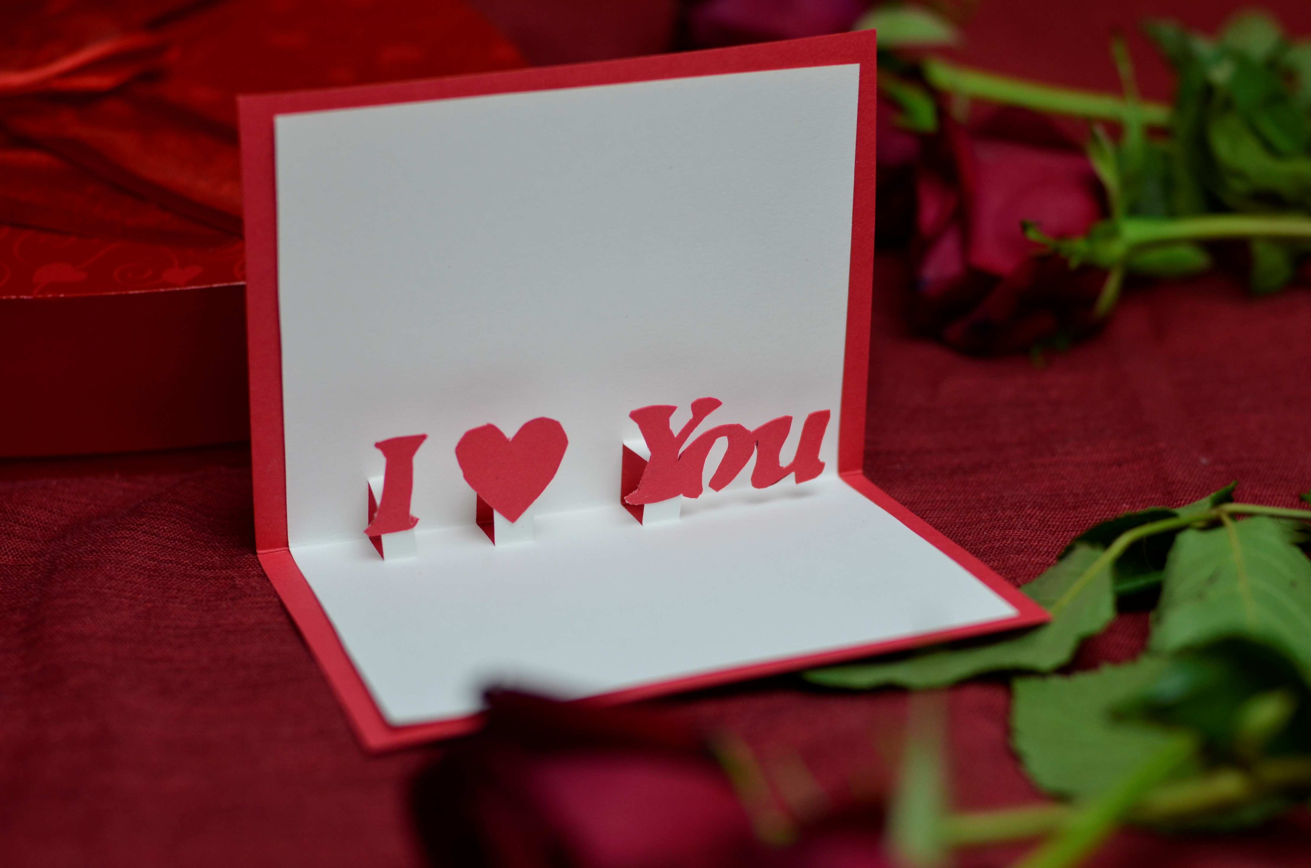 Valentine s Day Free Pop Up Card Template Creative Pop Up Cards