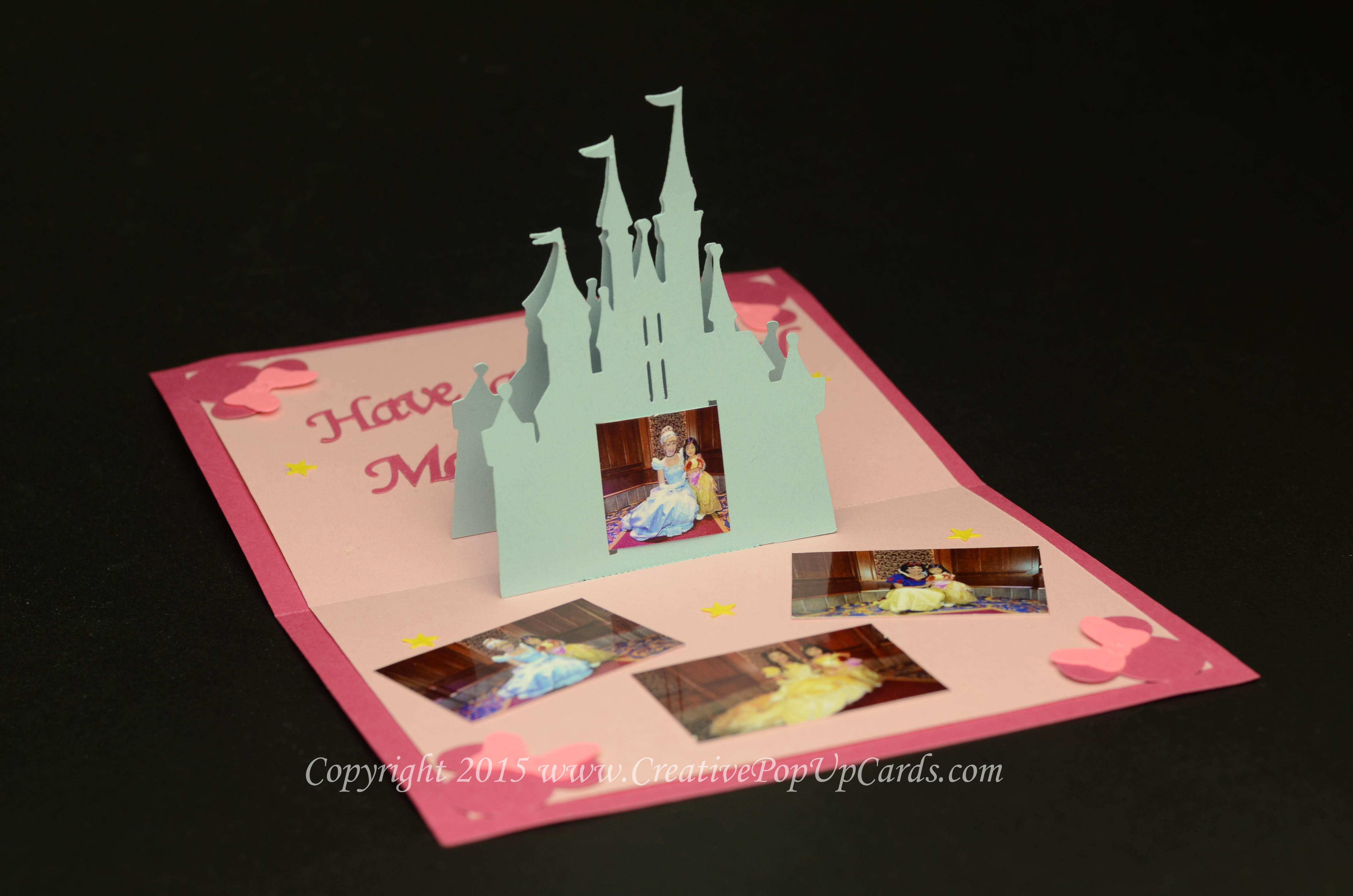 Castle Pop Up Card Template