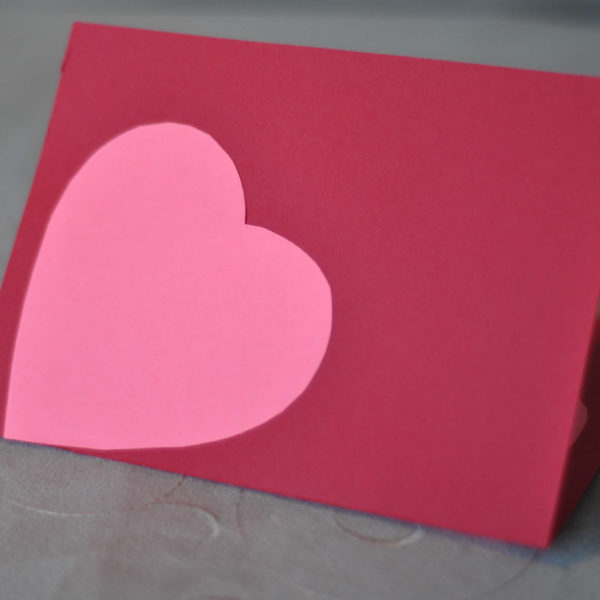 Linked Hearts Pop Up Card Template - Creative Pop Up Cards