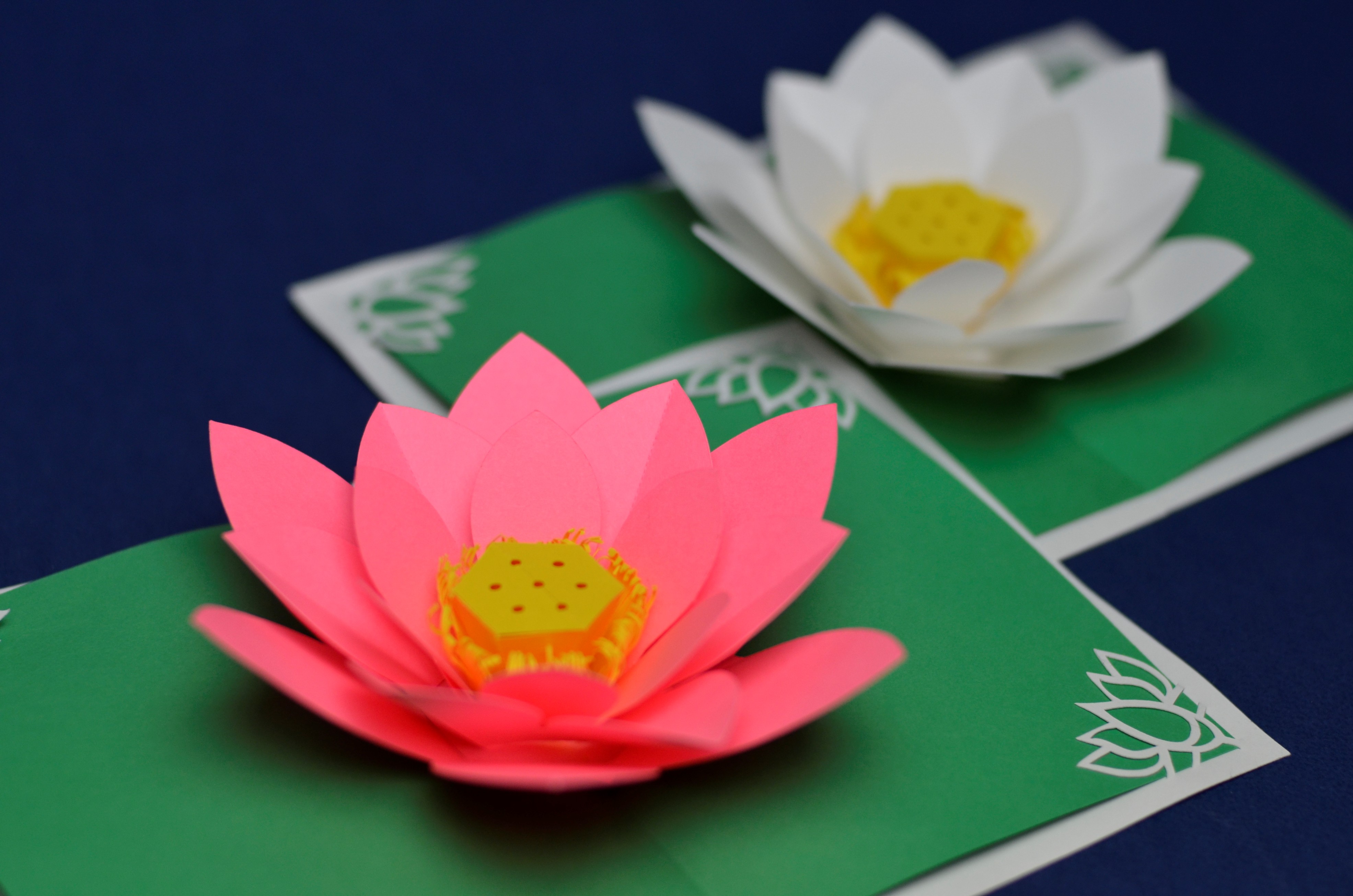 Mother s Day Lotus Flower Pop Up Card Tutorial Creative Pop Up Cards